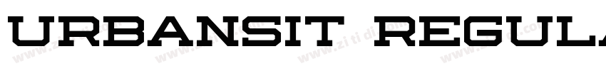 Urbansit Regular字体转换